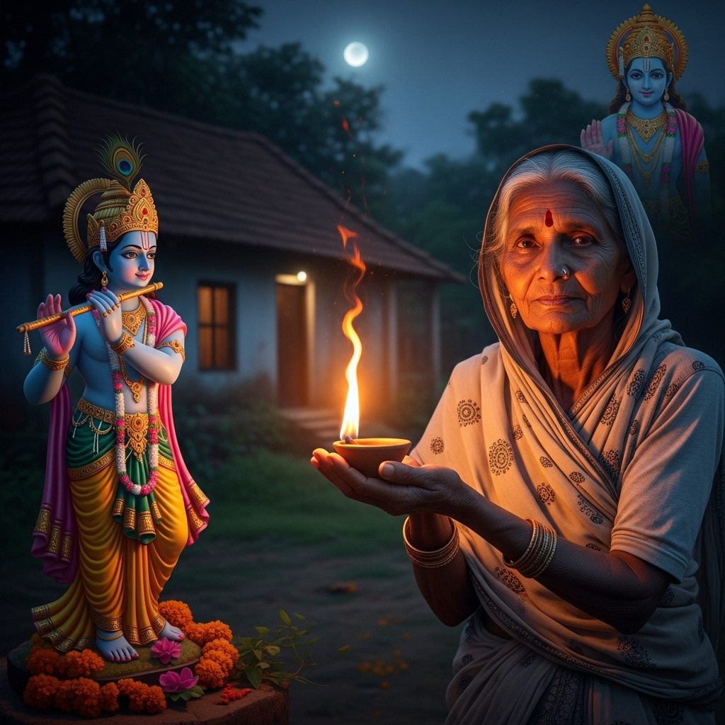 भाव की शक्ति: राधा माई और उनका अटूट दीपक – सच्ची भक्ति की प्रेरणादायक कथा