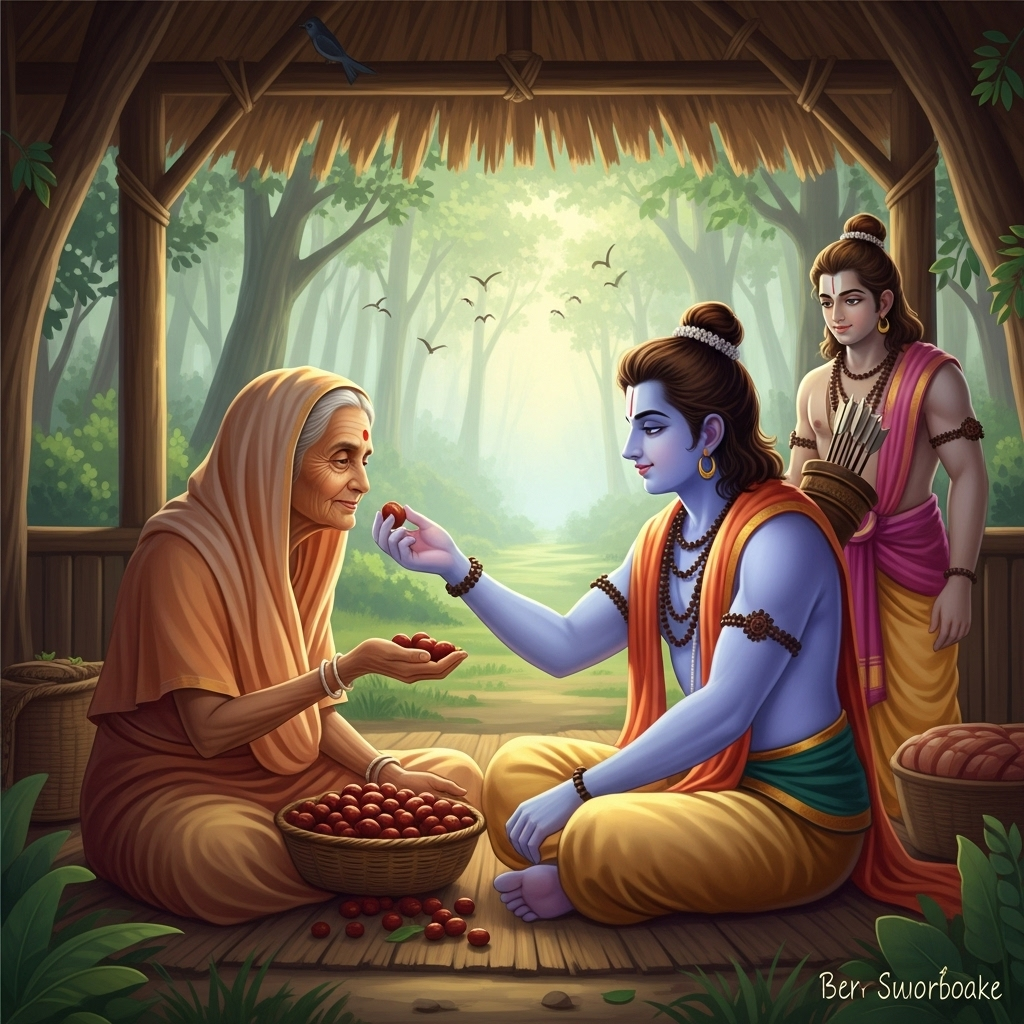 शबरी की भक्ति: जहाँ प्रेम और प्रतीक्षा ने प्रभु को बांधा