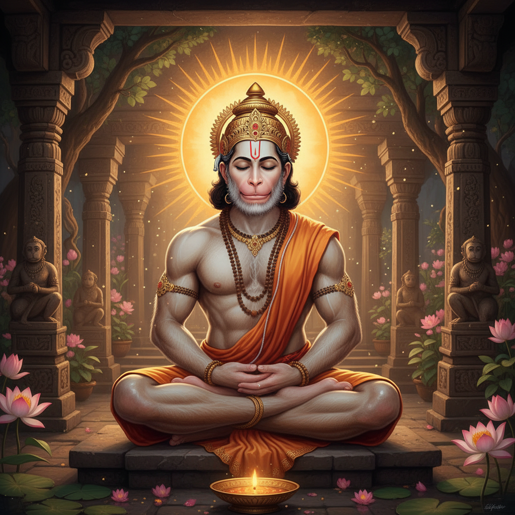 हनुमान चालीसा की महिमा: संकटमोचन हनुमान जी का दिव्य गुणगान