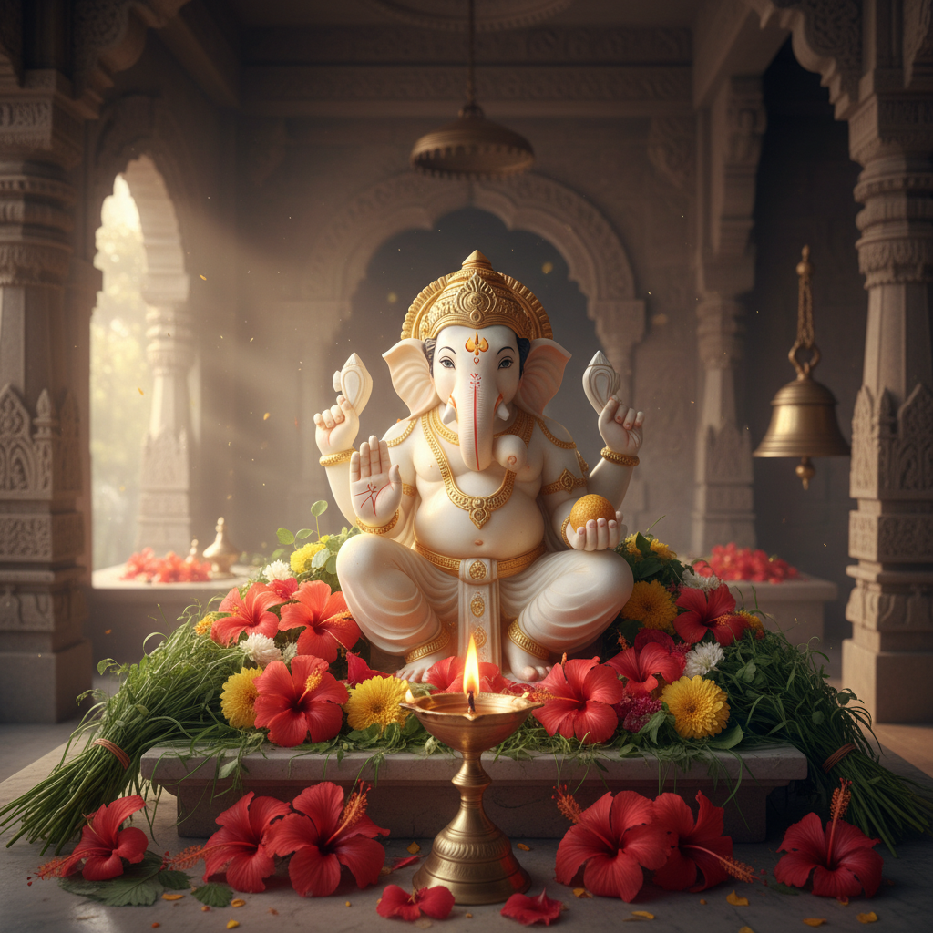 गणेश पूजा और आरती का आध्यात्मिक महत्व: विघ्नहर्ता को प्रसन्न करने का सरल मार्ग
