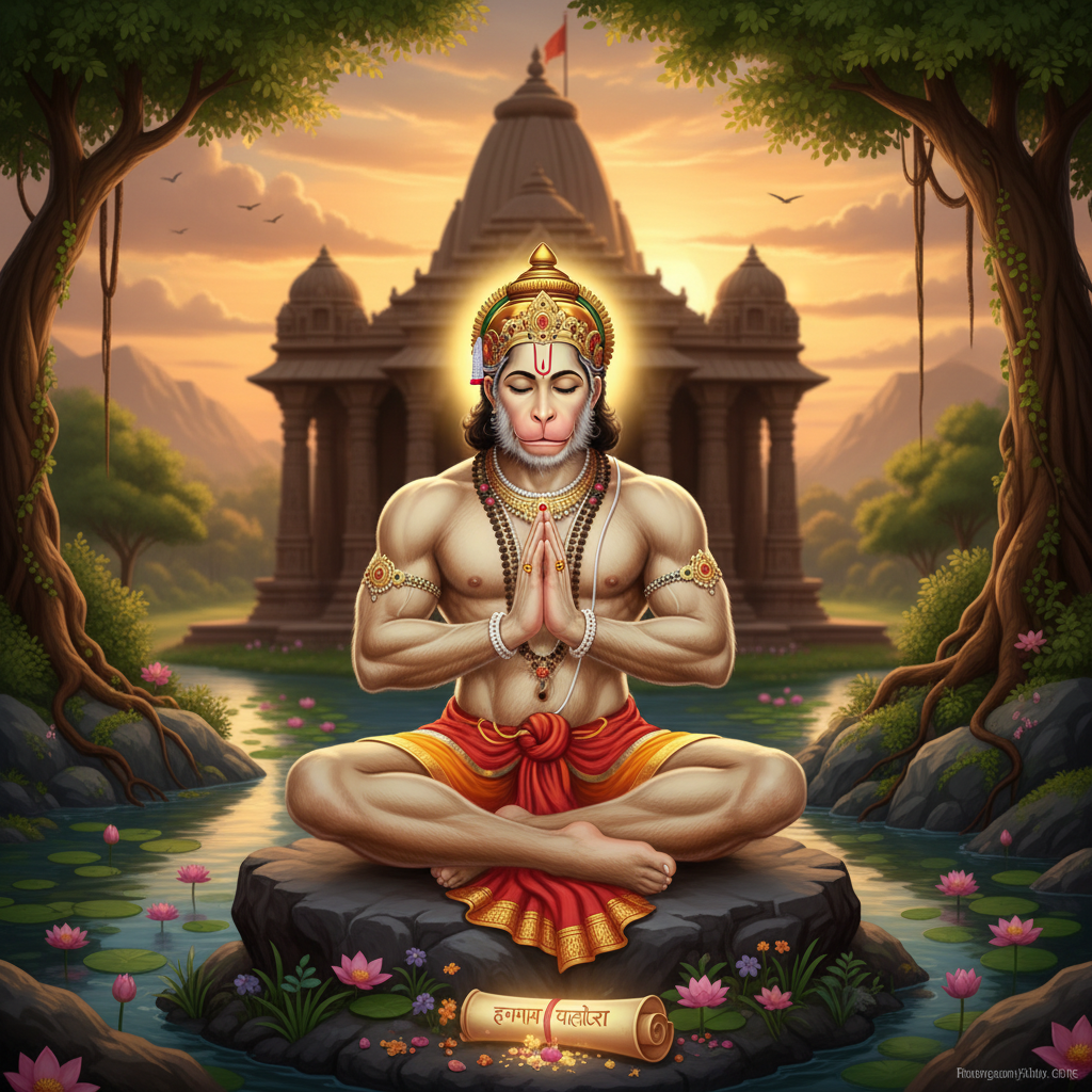 हनुमान चालीसा: भय हरण और शक्ति प्रदान करने वाली दिव्य स्तुति
