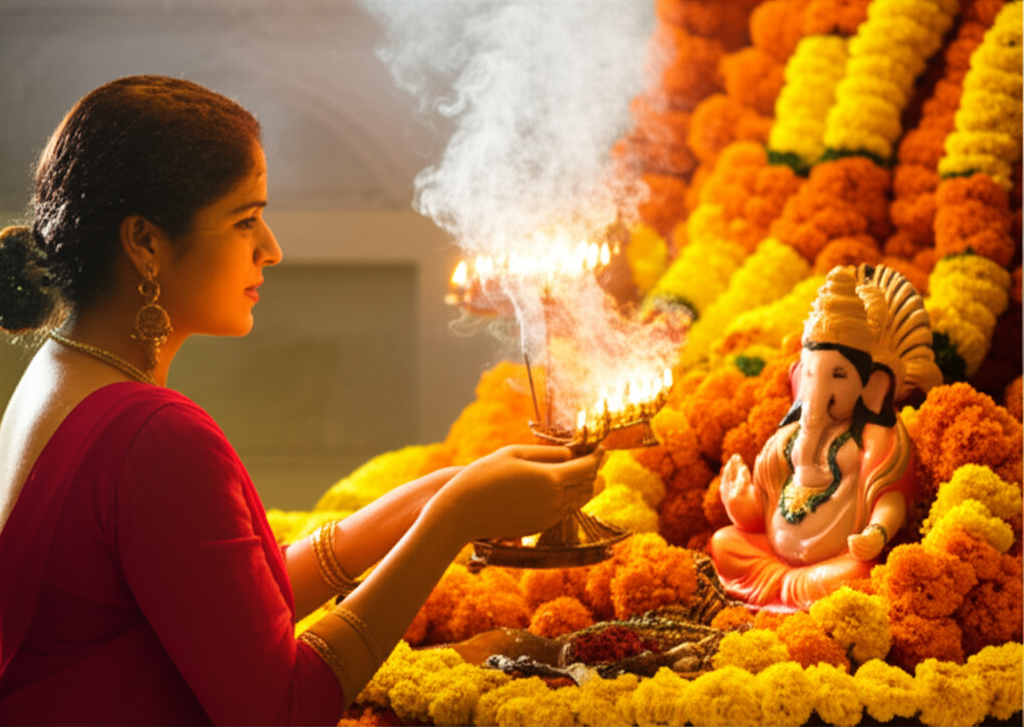 आरती का महत्व: हिन्दू पूजा पद्धति का एक पवित्र अनुष्ठान और उसके आध्यात्मिक लाभ