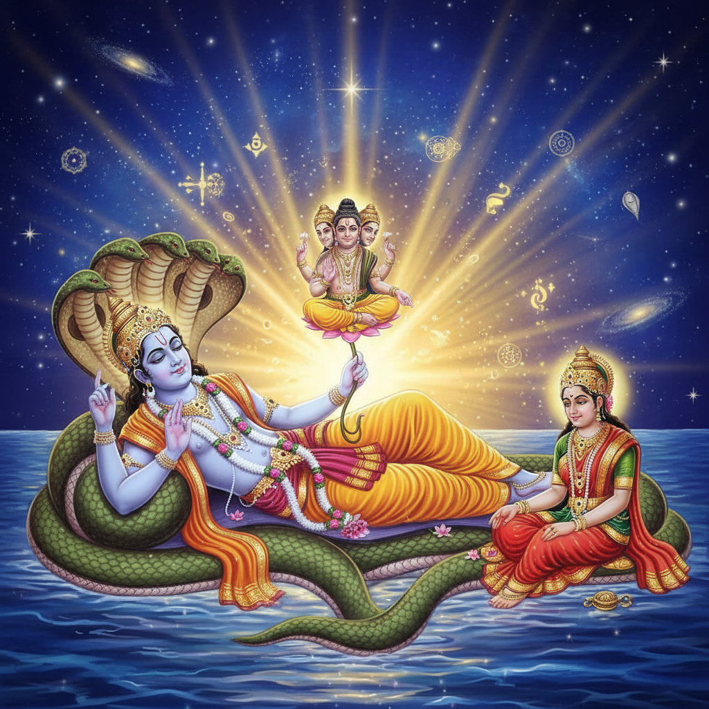 शांताकारं भुजंगशयनम्: भगवान विष्णु की अलौकिक शांति और जन्माष्टमी का दिव्य संबंध