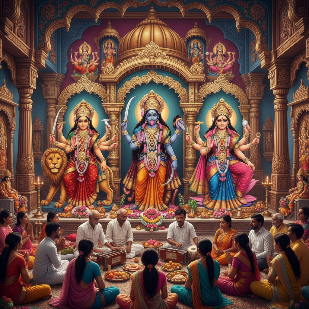 अम्बे तू है जगदम्बे काली दुर्गा भजन: शक्ति, भक्ति और मुक्ति का दिव्य मार्ग