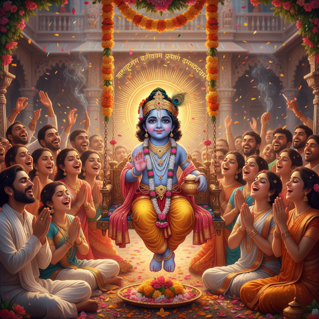 अच्युतम केशवं कृष्ण दामोदरं: नाम जप की महिमा और जन्माष्टमी पर कृष्ण कृपा का अनुपम मार्ग