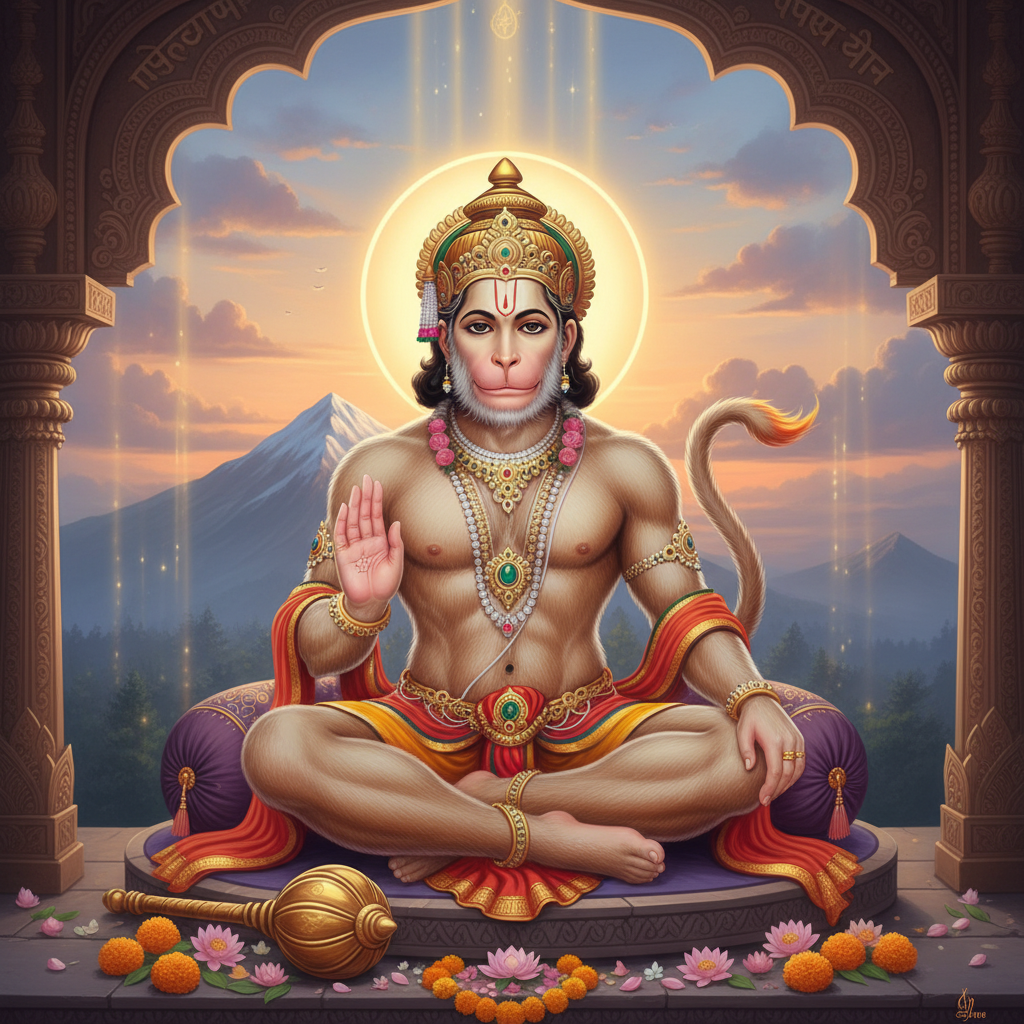 सनातन धर्म में हनुमान जी को अतुलनीय बल, बुद्धि और भक्ति का प्रतीक माना जाता है। उनके 108 नामों का स्मरण करना जीवन में साहस, शांति और सफलता लाता है। इस ब्लॉग में हम बजरंगबली के प्रत्येक नाम के गूढ़ अर्थ को समझेंगे और उनके महिमामय चरित्र को नमन करेंगे, जिससे आपका जीवन भक्ति और दिव्यता से भर उठेगा।