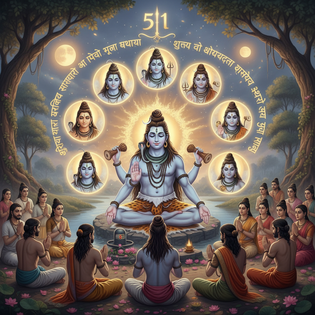 भगवान शिव के 51 नाम मात्र शब्द नहीं, अपितु वे उनके विराट व्यक्तित्व, उनकी अनंत शक्तियों और उनकी अद्भुत कृपा के प्रतीक हैं। प्रत्येक नाम एक गहरा अर्थ समेटे हुए है, जो उनके भक्त को ज्ञान, भक्ति और मुक्ति की ओर ले जाता है। इस लेख में हम उनके पावन नामों की महिमा, उनसे जुड़े लाभ और पाठ की विधि जानेंगे।
