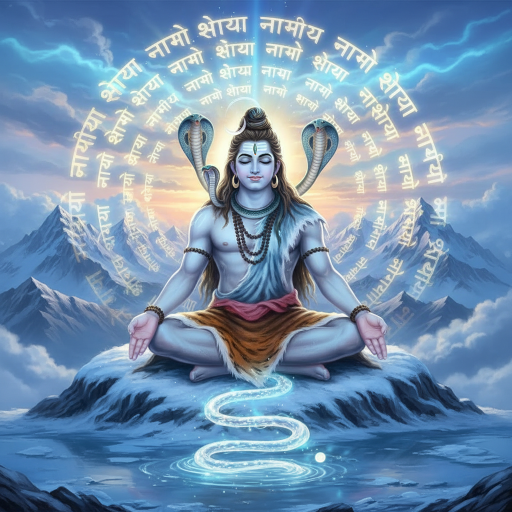 भगवान शिव का पंचाक्षरी मंत्र ‘नमः शिवाय’ केवल एक शब्द समूह नहीं, अपितु ब्रह्मांड का सार और परम शांति का मार्ग है। यह ब्लॉग इस पावन नाम की महिमा, इसकी उत्पत्ति, और भक्तों के जीवन पर इसके असीम प्रभावों को विस्तार से वर्णित करता है।