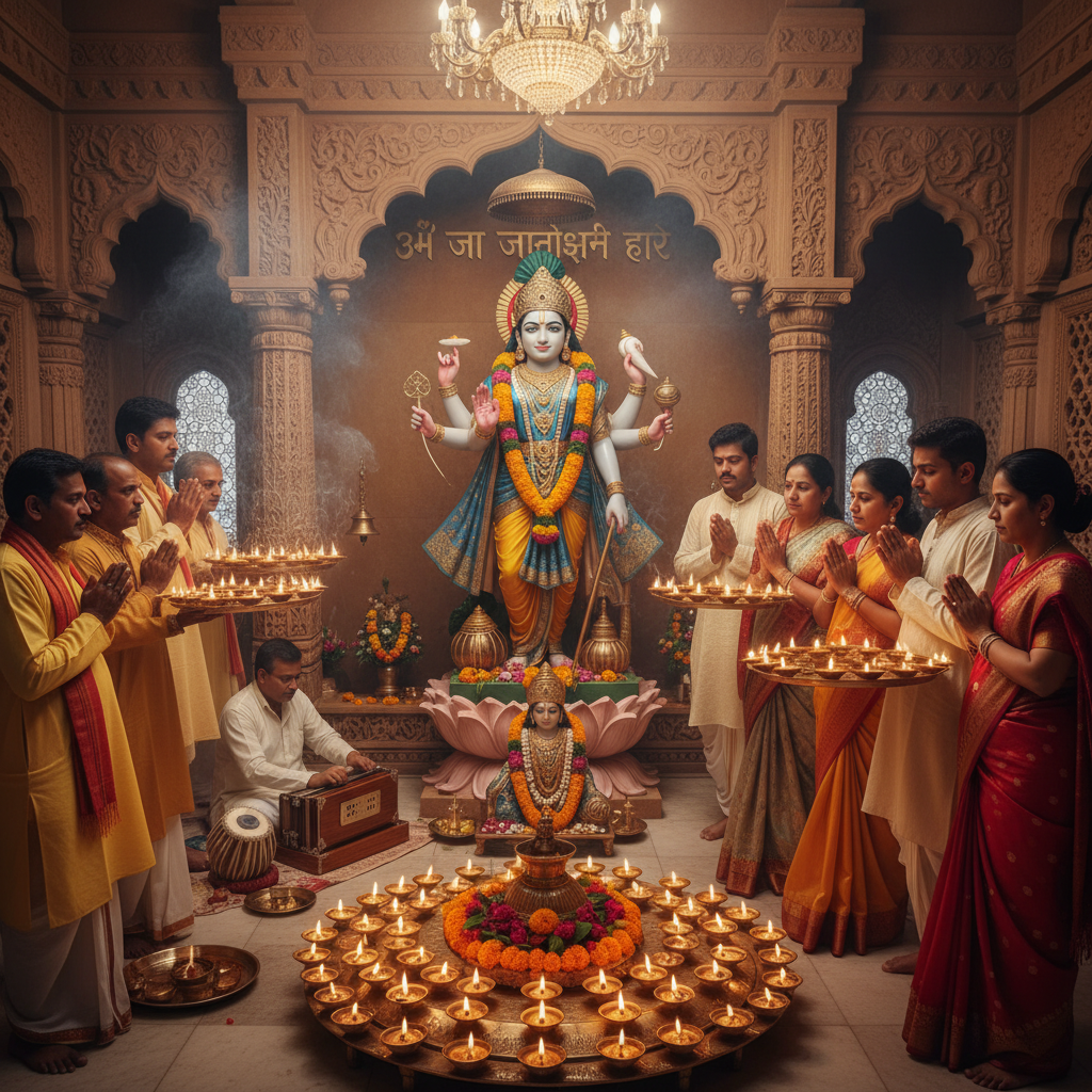 ॐ जय जगदीश हरे: सर्वशक्तिमान की दिव्य स्तुति और उसका महत्व