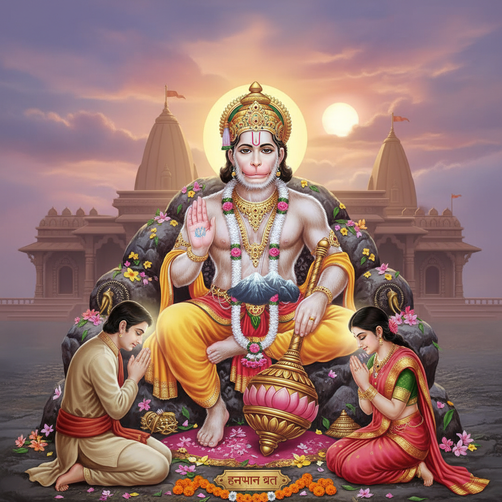 मंगलवार व्रत कथा: हनुमान जी की कृपा और मनोकामना पूर्ति का दिव्य मार्ग