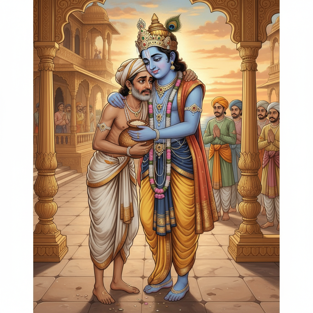 कृष्ण-सुदामा की अमर दोस्ती: सच्ची भक्ति और निष्काम प्रेम की कथा