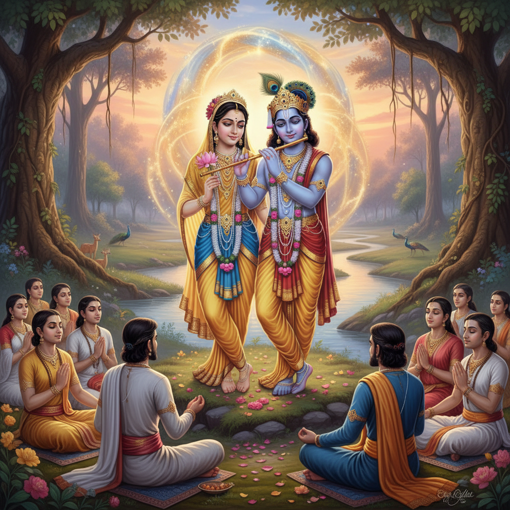 सनातन धर्म में राधा नाम केवल एक शब्द नहीं, बल्कि साक्षात प्रेम, भक्ति और दिव्यता का प्रतिरूप है। यह नाम समस्त ब्रह्मांड को प्रकाशित करने वाली शक्ति का स्रोत है। इस ब्लॉग में हम राधा नाम की अद्भुत महिमा, उसके पावन प्रभाव और नाम जप से प्राप्त होने वाले अकल्पनीय लाभों पर विस्तार से चर्चा करेंगे।