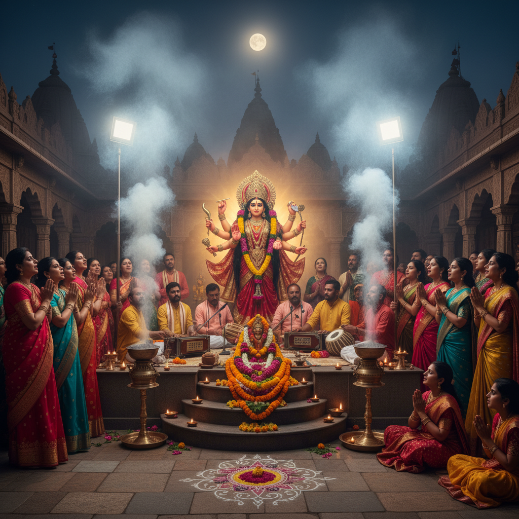 माता रानी के भजन संग्रह पर आधारित यह विशेष ब्लॉग आपको आदिशक्ति माँ दुर्गा की असीम कृपा का अनुभव कराएगा। नवरात्रि में गाए जाने वाले इन चमत्कारी भजनों से कैसे होती हैं मनोकामनाएँ पूरी और कैसे मिलती है मानसिक शांति, जानिए संपूर्ण विधि, लाभ और नियमों के साथ एक पावन कथा।