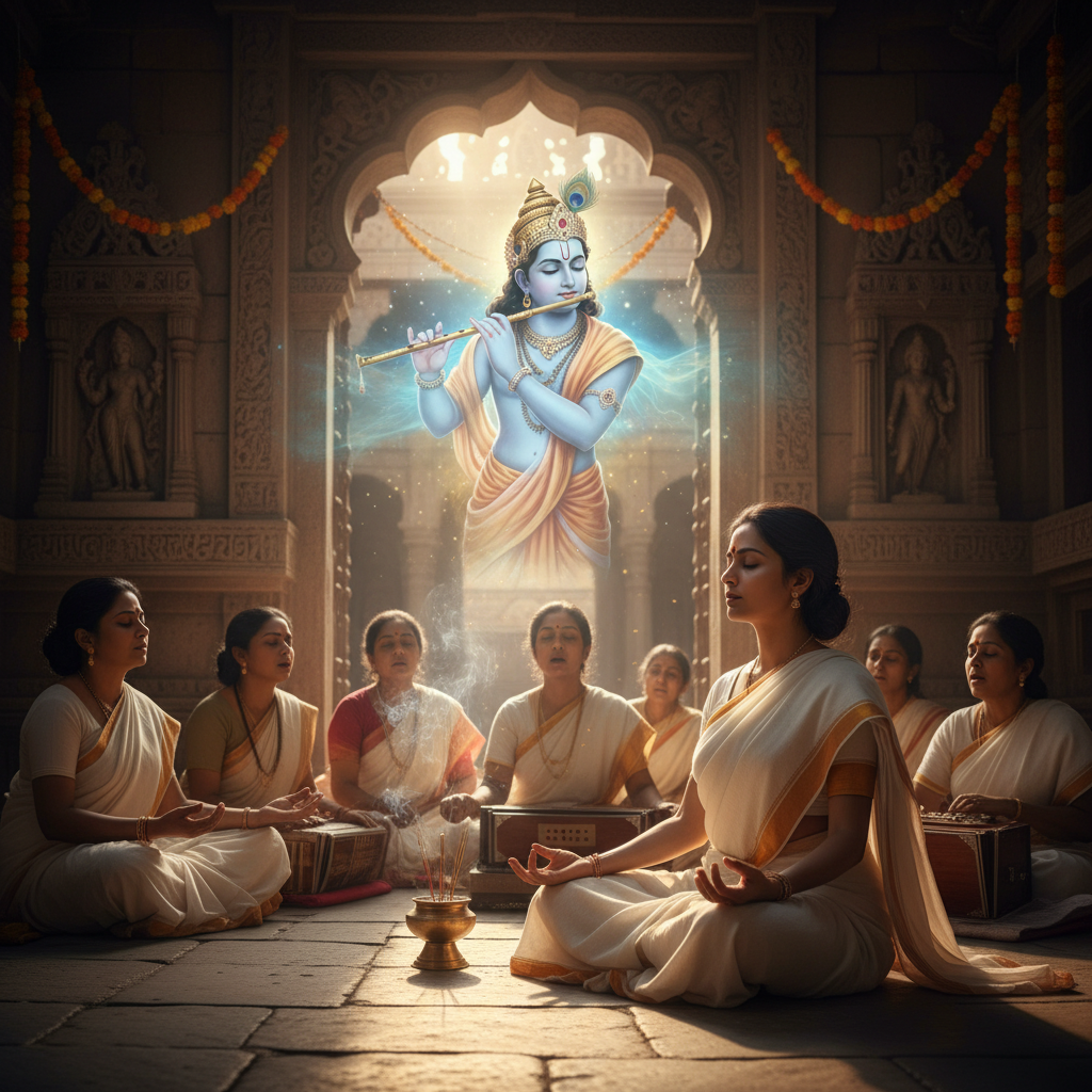 आज के युग में मन की शांति अत्यंत दुर्लभ हो गई है। यह लेख आपको बताता है कि कैसे श्रीकृष्ण भजनों के माध्यम से आंतरिक शांति और आनंद प्राप्त किया जा सकता है, विशेषकर जन्माष्टमी के पवित्र संदर्भ में।