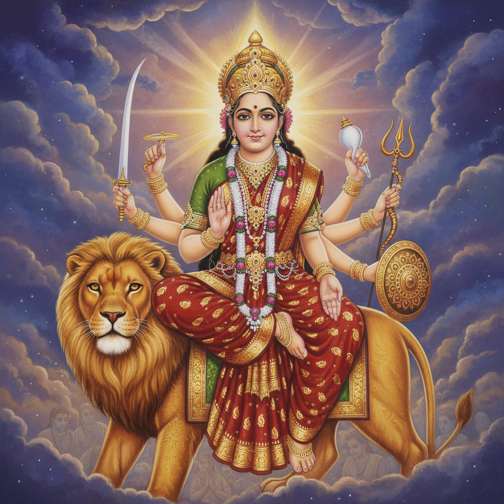 सनातन धर्म में आदिशक्ति माँ दुर्गा ब्रह्मांड की समस्त ऊर्जा का स्रोत हैं। उनके ५१ पावन नाम मात्र शब्द नहीं, अपितु दिव्य शक्तियों के प्रवेश द्वार हैं। यह लेख माँ के इन नामों की महिमा, उनसे जुड़ी पावन कथा, उनके जाप की विधि और उससे प्राप्त होने वाले अद्भुत लाभों को विस्तार से बताता है, जो भक्तों के जीवन में सकारात्मक परिवर्तन ला सकते हैं।