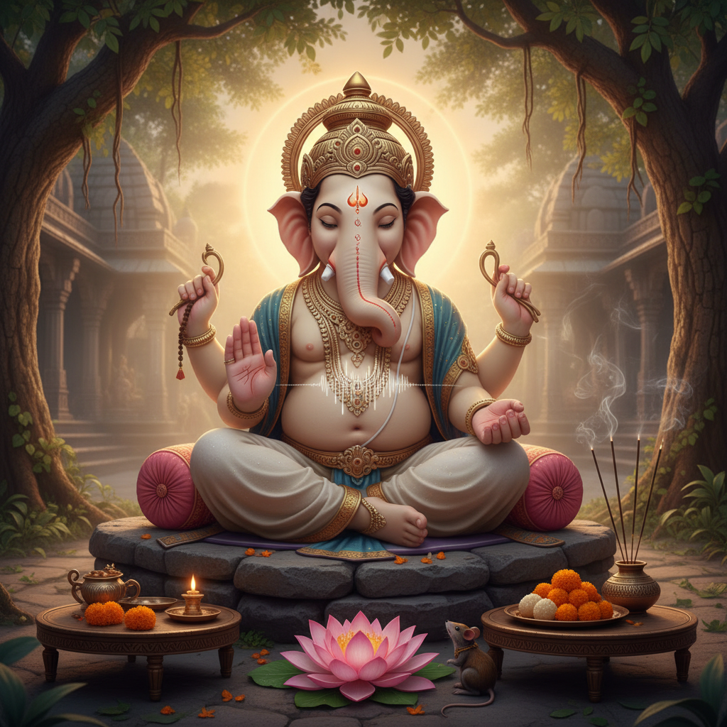 गणेश जी के 108 नाम, जिन्हें गणेश अष्टोत्तरशतनामावली कहते हैं, विघ्नहर्ता की आराधना का एक शक्तिशाली माध्यम हैं। यह ब्लॉग उनके महत्व, एक पावन कथा, पाठ करने की विधि, लाभ और नियमों की विस्तृत जानकारी देता है, विशेषकर गणेश चतुर्थी 2024 के लिए और प्रारंभिक भक्तों हेतु।