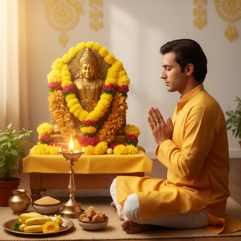 गुरुवार का दिन भगवान विष्णु और देवगुरु बृहस्पति को समर्पित है। इस दिन की गई पूजा अत्यंत फलदायी मानी जाती है। यह लेख विस्तार से बताता है कि गुरुवार की पूजा करते समय किन बातों का ध्यान रखना चाहिए ताकि हमें ईश्वर का संपूर्ण आशीर्वाद प्राप्त हो सके। इसमें विधि, लाभ और नियमों का विस्तृत वर्णन किया गया है, जो आपको एक सच्ची और पवित्र पूजा में सहायक सिद्ध होगा।