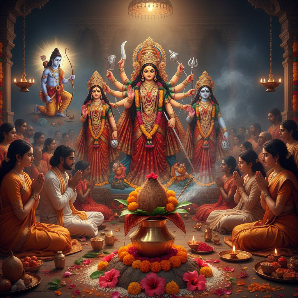 जानें 2025 में चैत्र नवरात्रि की शुभ तिथियाँ, पूजा की विस्तृत विधि और इस पावन पर्व का आध्यात्मिक महत्व। माँ दुर्गा की शक्ति और कृपा से अपने जीवन को समृद्ध करें।