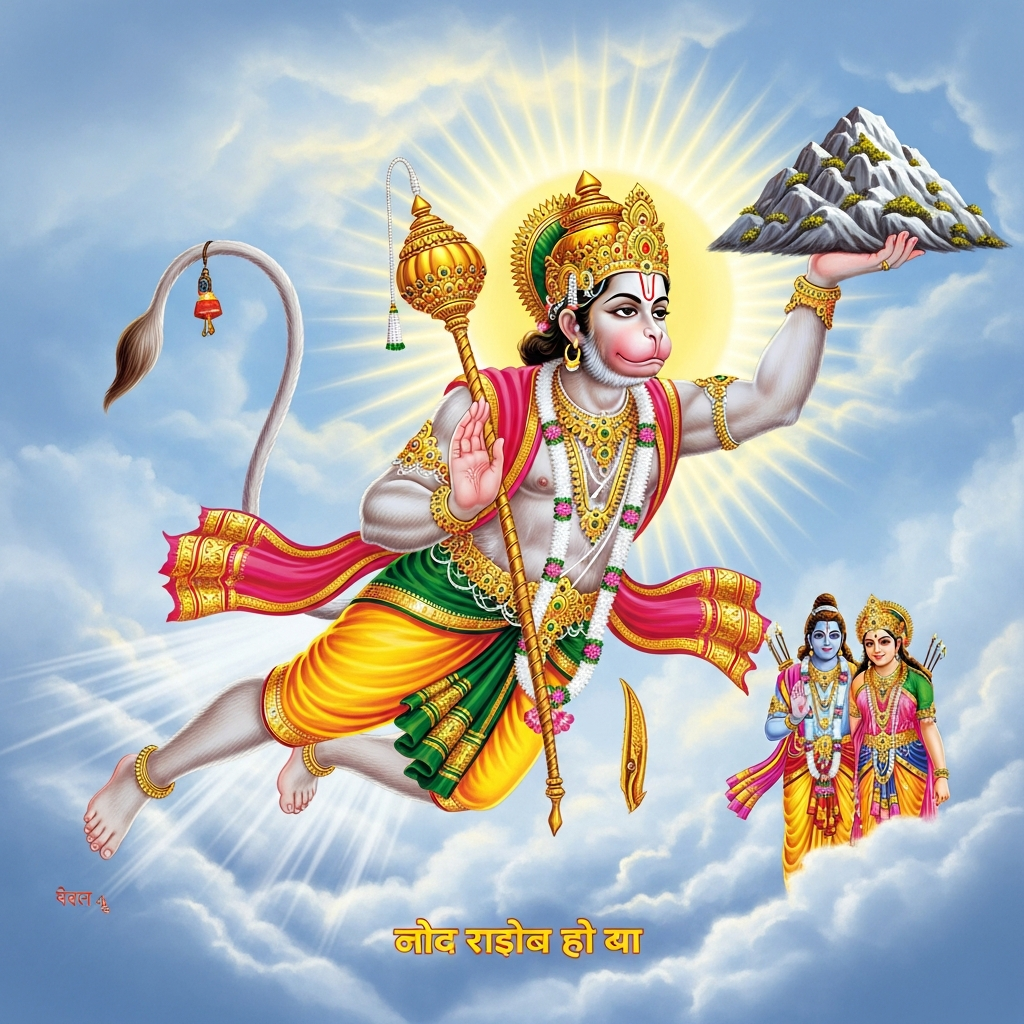 हनुमान जयंती 2024 के पावन अवसर पर सनातन स्वर प्रस्तुत करता है यह विशेष ब्लॉग, जिसमें हम संकटमोचन बजरंगबली की असीम कृपा, हनुमान चालीसा के अद्भुत प्रभाव और जीवन की चुनौतियों पर विजय प्राप्त करने की आध्यात्मिक शक्ति का गहन विश्लेषण करेंगे। यह लेख आपको बल, बुद्धि और विद्या के दाता हनुमान जी की महिमा से परिचित कराएगा और बताएगा कि कैसे उनकी भक्ति से हर संकट दूर होता है।