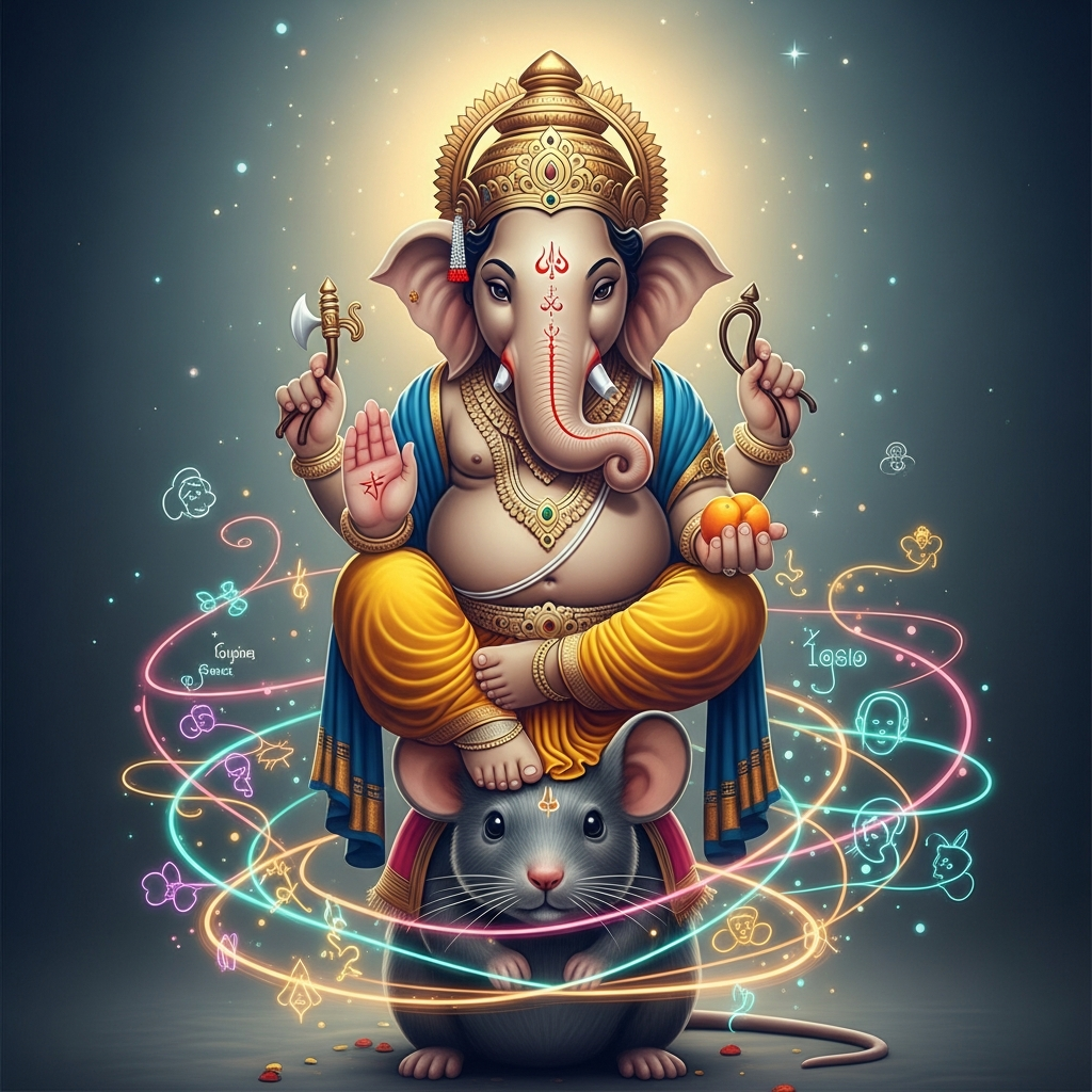 गणेश जी का “मूषक वाहन”: symbolism और गलत व्याख्याएँ
