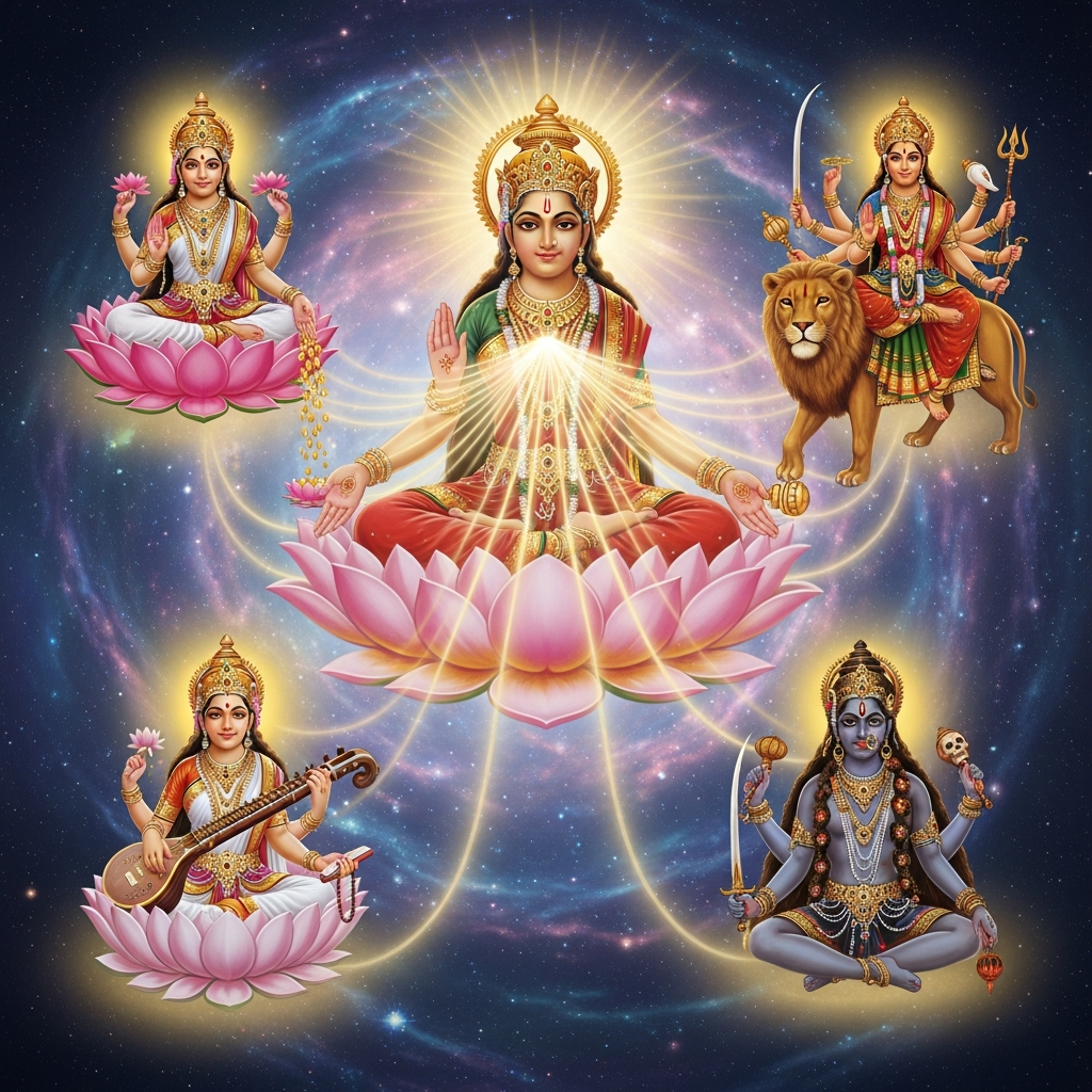 देवी के अनेक रूप: शक्ति के अलग-अलग आयाम