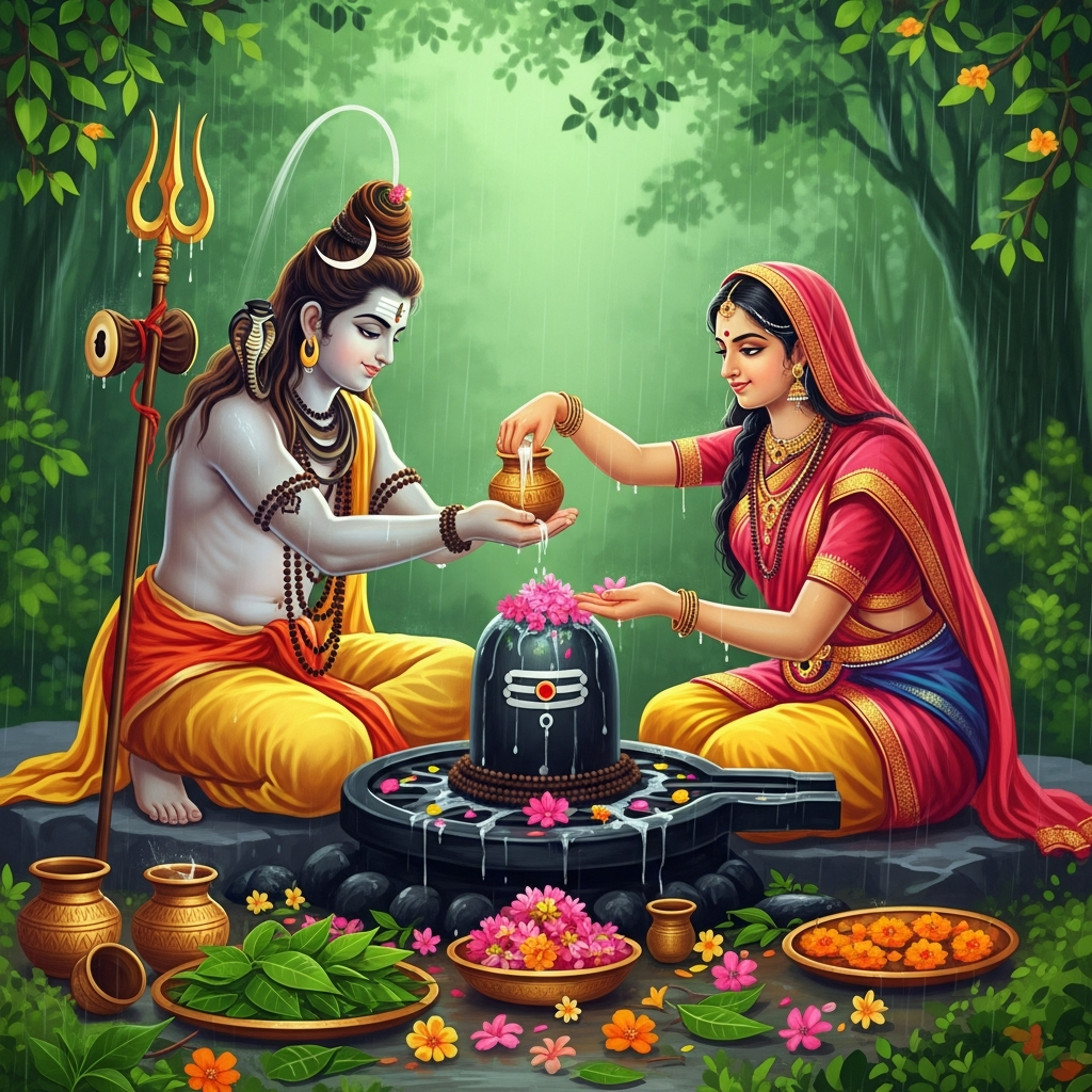 सावन मास शिव भक्ति का पावन अवसर है। इस लेख में सावन में महादेव की पूजा विधि, कथा, लाभ, नियम और सावधानियों का विस्तृत वर्णन किया गया है ताकि भक्तजन भोलेनाथ की कृपा प्राप्त कर सकें और उनके असीम आशीर्वाद के भागी बन सकें।