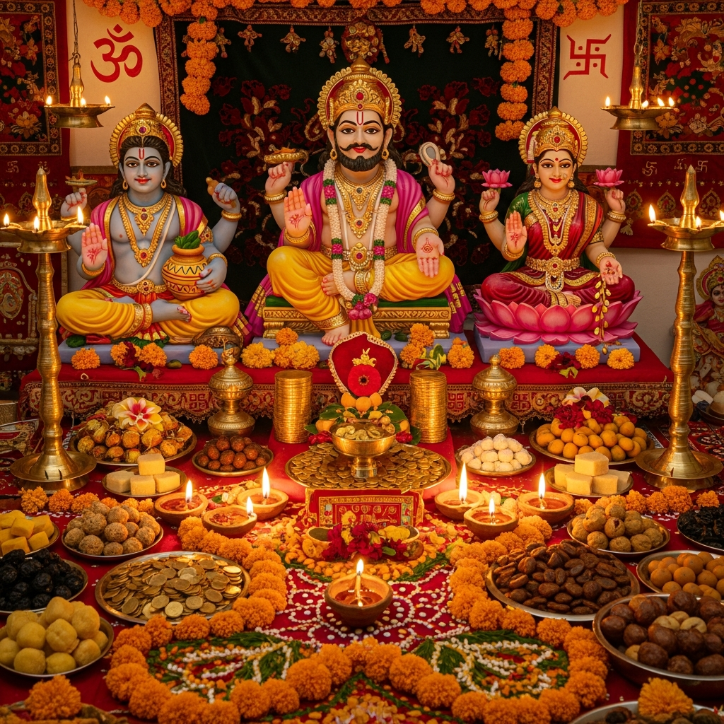 सनातन परंपरा में धनतेरस का विशेष महत्व है। वर्ष २०२४ के इस पावन पर्व पर कुबेर देव, माँ लक्ष्मी और भगवान धन्वंतरि की विशेष कृपा प्राप्त करने के लिए यह लेख आपको गुप्त रहस्यों, अचूक मंत्रों और संपूर्ण पूजा विधि से अवगत कराएगा। जानें कैसे पाएं धन, समृद्धि और उत्तम स्वास्थ्य का आशीर्वाद।