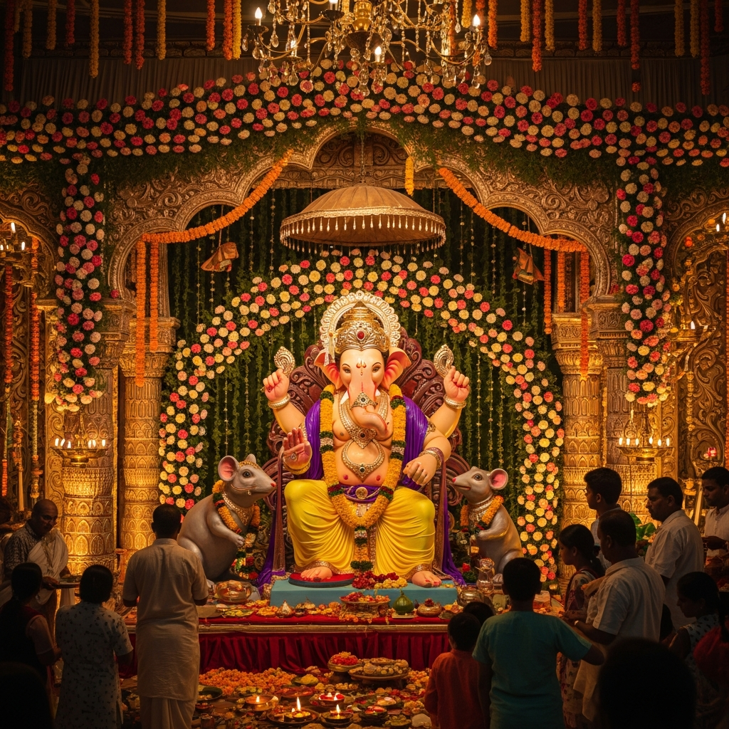 गणेश चतुर्थी का पर्व भगवान गणेश के जन्म और उनके प्रथम पूजनीय स्वरूप का स्मरण कराता है। यह ब्लॉग मोदक के मिठास, मूषक के रहस्य और मंगलमूर्ति के कल्याणकारी स्वरूप के गहन आध्यात्मिक अर्थ को उजागर करता है, जिससे भक्तों को विघ्नहर्ता की कृपा प्राप्त होती है।