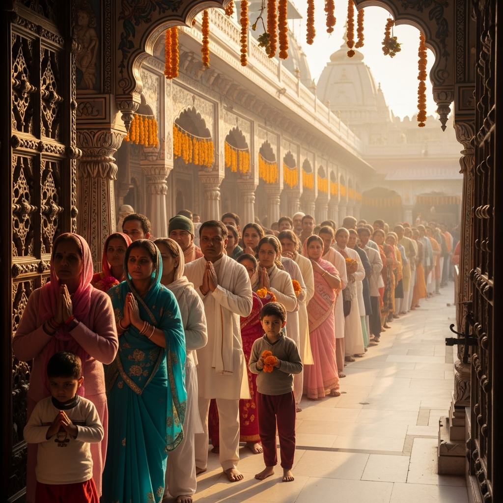 बांके बिहारी दर्शन में भीड़ नियंत्रण: “धक्का-मुक्की भक्ति नहीं” — सही etiquette क्या है?