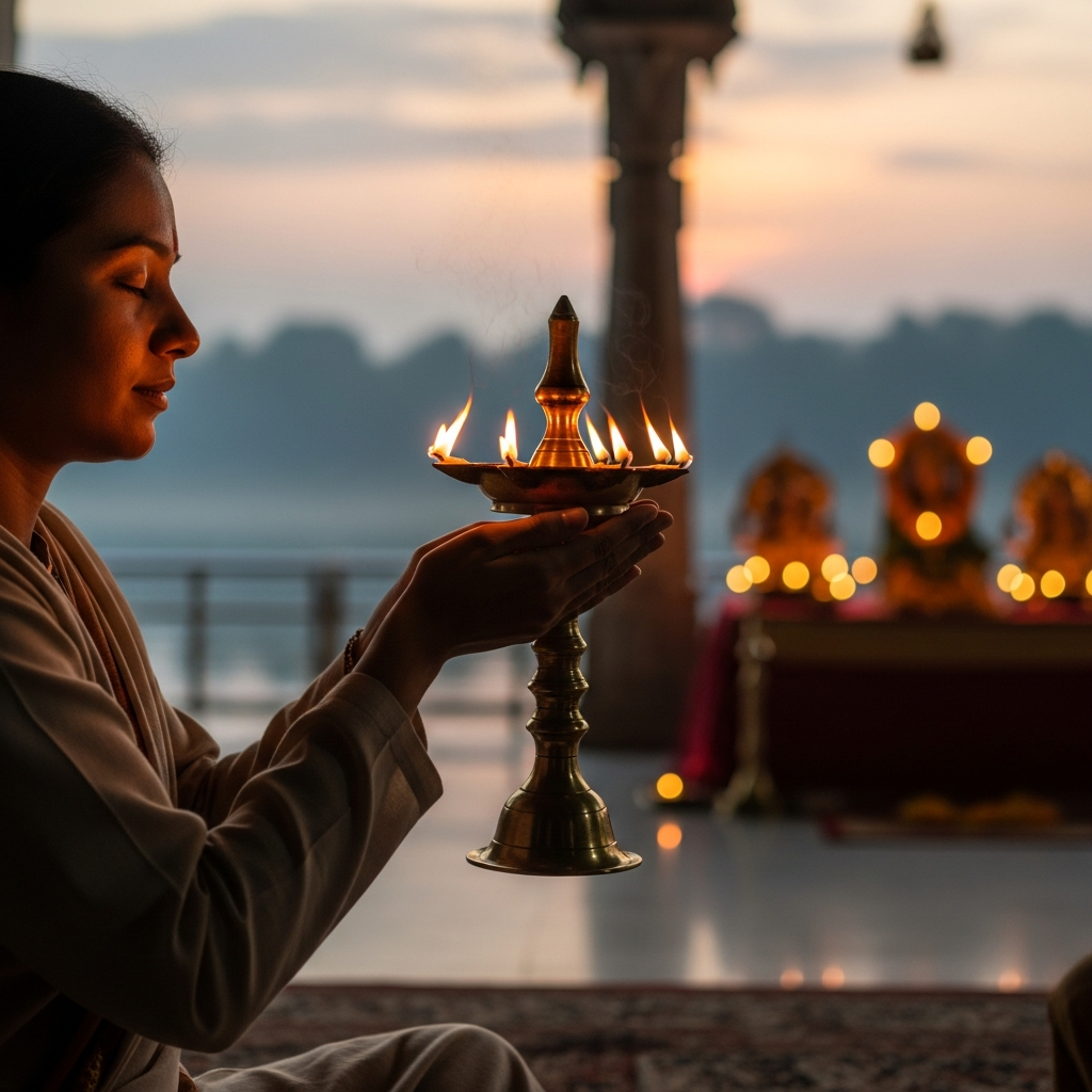 आरती का असली अर्थ: “लौ घुमाना” नहीं—क्या संदेश है?