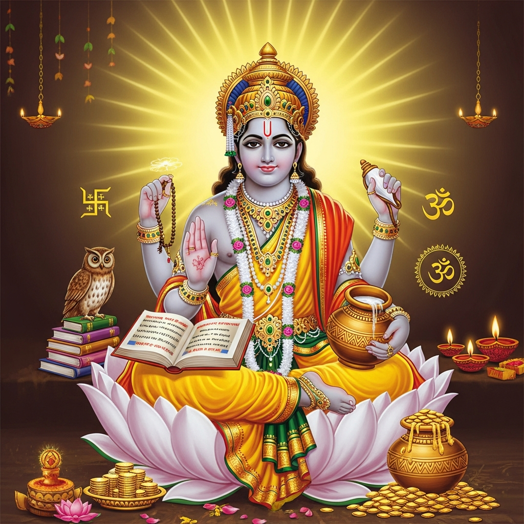 बृहस्पति ग्रह को ज्ञान, बुद्धि, धन और सौभाग्य का कारक माना जाता है। यदि कुंडली में बृहस्पति कमजोर हो, तो जीवन में अनेक बाधाएँ आती हैं। यह लेख आपको देवगुरु बृहस्पति को प्रसन्न करने के सरल और प्रभावी उपायों से अवगत कराएगा, जिससे आपके जीवन में ज्ञान, धन और सौभाग्य की वृद्धि होगी। दिवाली जैसे पावन पर्व पर इन उपायों का महत्व और भी बढ़ जाता है।