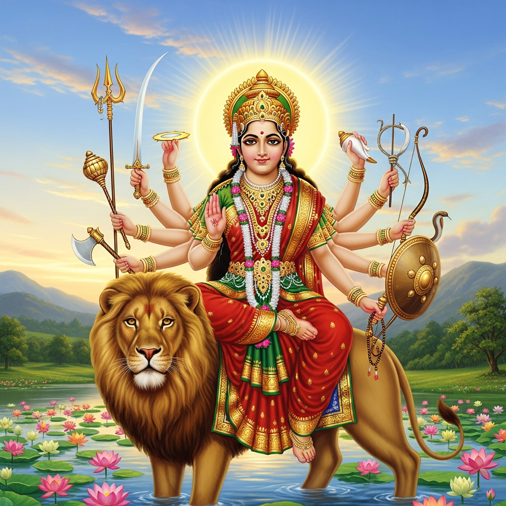 दुर्गा: आंतरिक शक्ति का दिव्य आह्वान