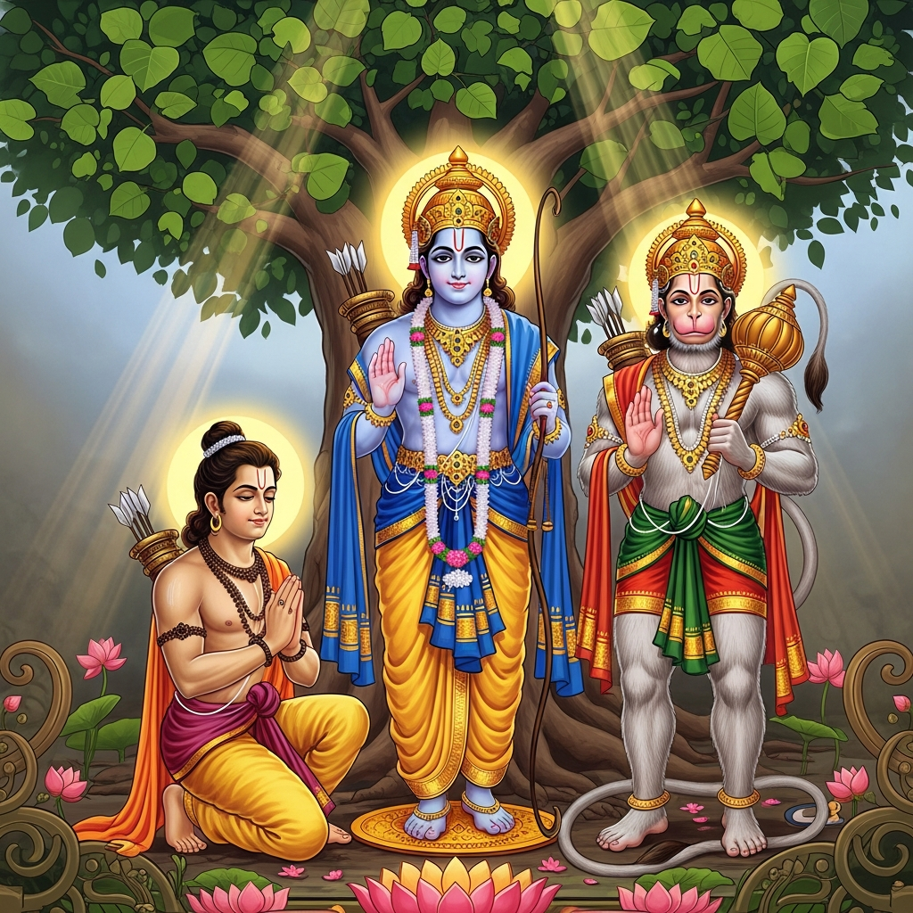 रामायण के शाश्वत नेतृत्व सूत्र: मर्यादा पुरुषोत्तम राम, निष्ठावान हनुमान और त्यागी भरत से सीख