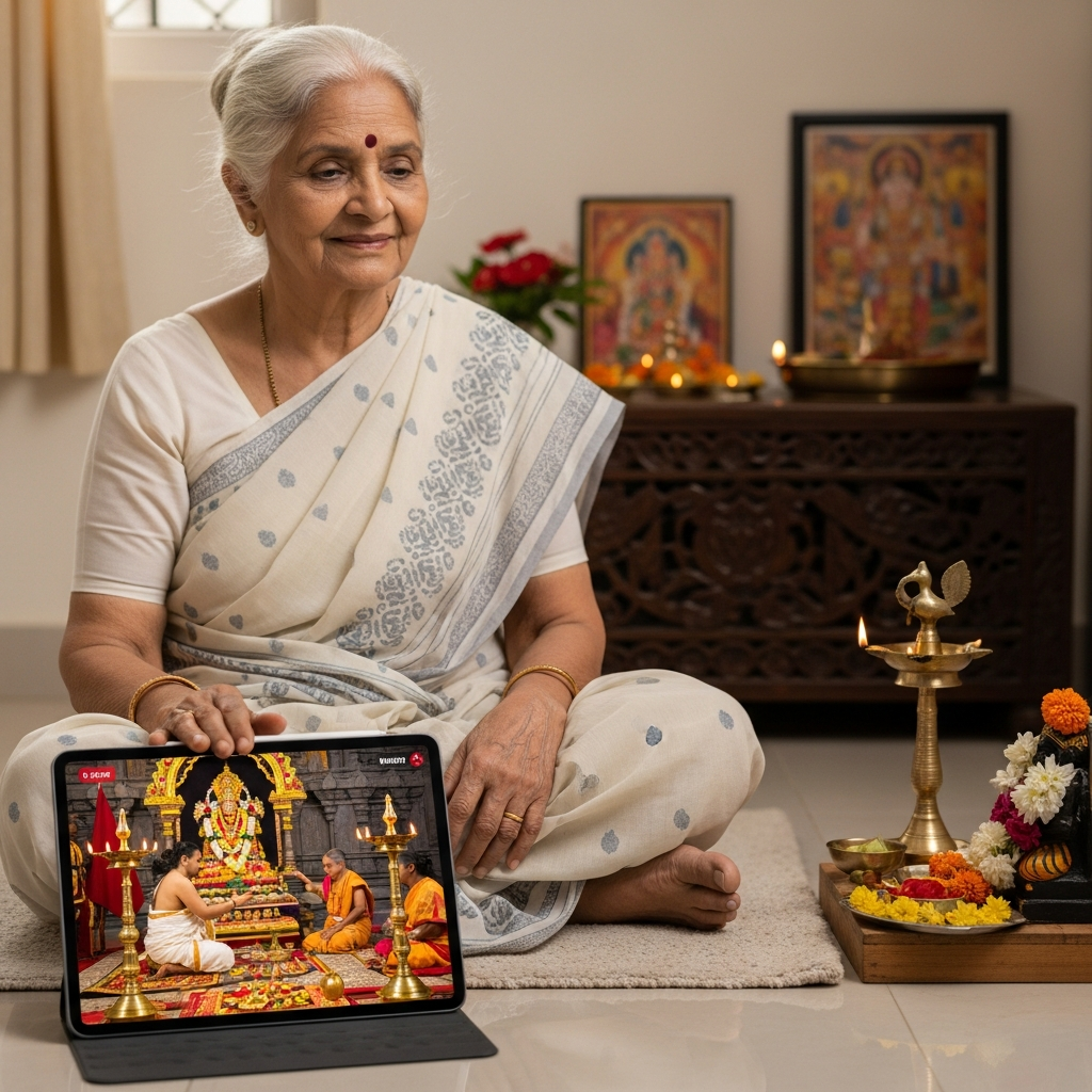डिजिटल मंदिर दर्शन: घर बैठे भक्ति का सही उपयोग