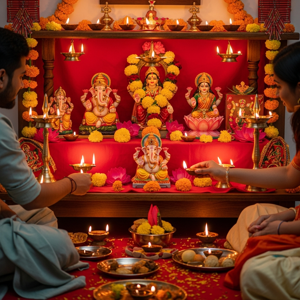 दीपावली लक्ष्मी पूजा: सही विधि और भ्रमों का निवारण