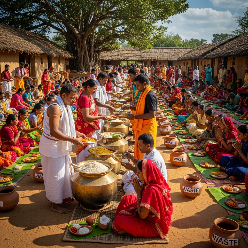 भंडारा/अन्नदान: सही आयोजन और बर्बादी कम कैसे करें