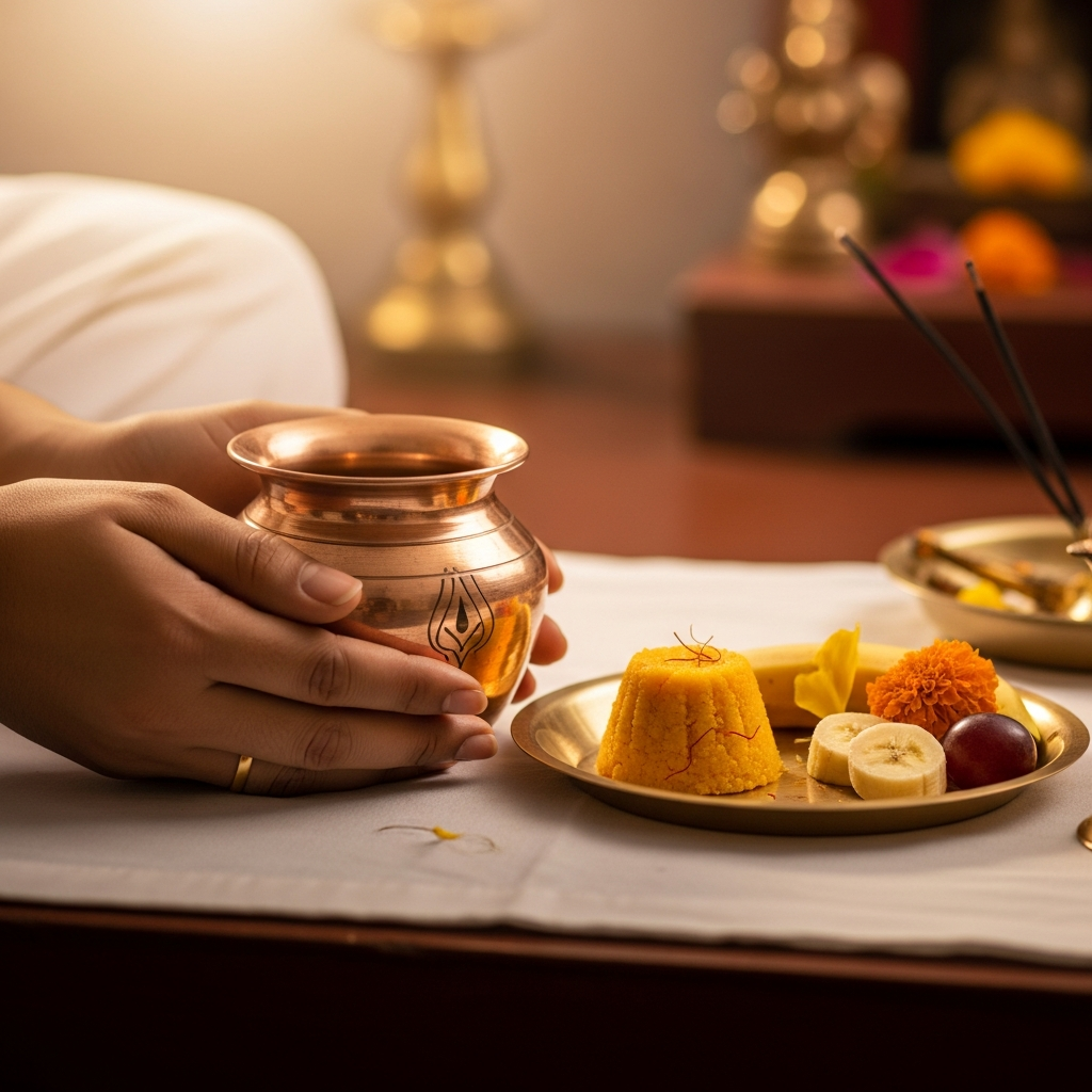 घर लौटकर गंगाजल/प्रसाद: सही उपयोग और myths