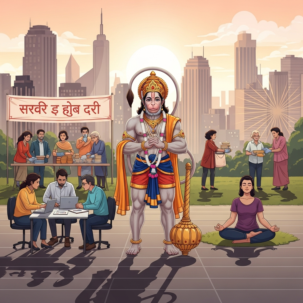हनुमान भक्ति: आज के जीवन में व्यावहारिक उपयोग कैसे करें