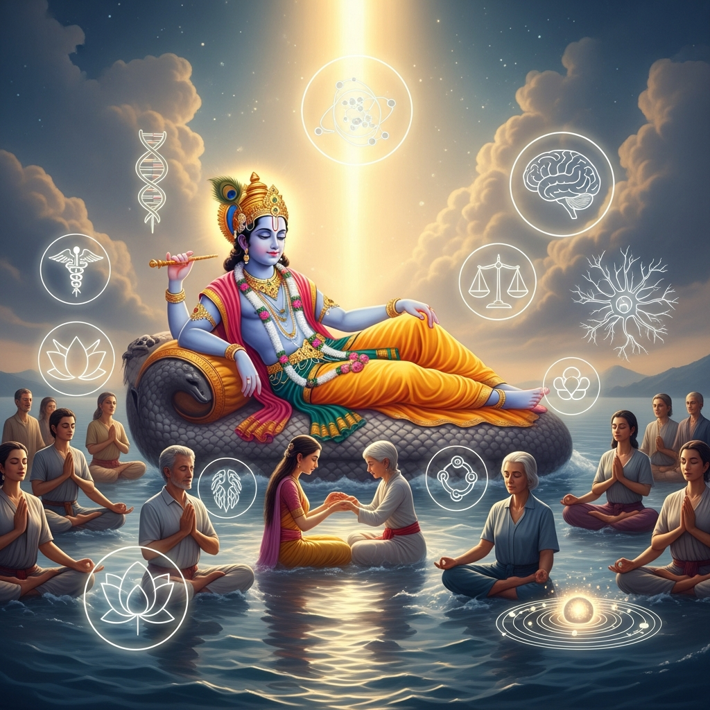 विष्णु उपासना: वैज्ञानिक, मनोवैज्ञानिक और आध्यात्मिक दृष्टि