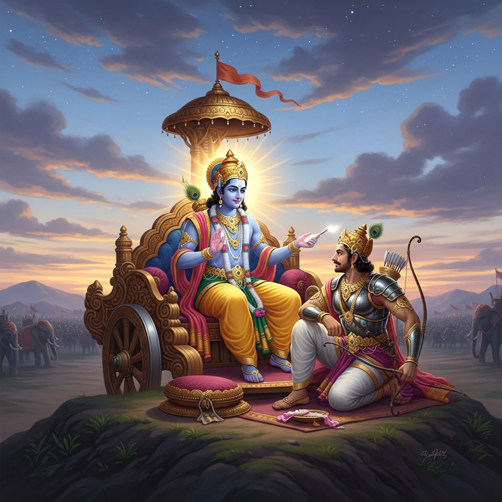 गीता का कर्मयोग: भाग्य नहीं—action कैसे करें