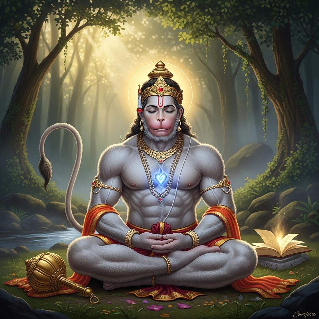 हनुमान जी से daily 1 गुण: सेवा/साहस/विवेक