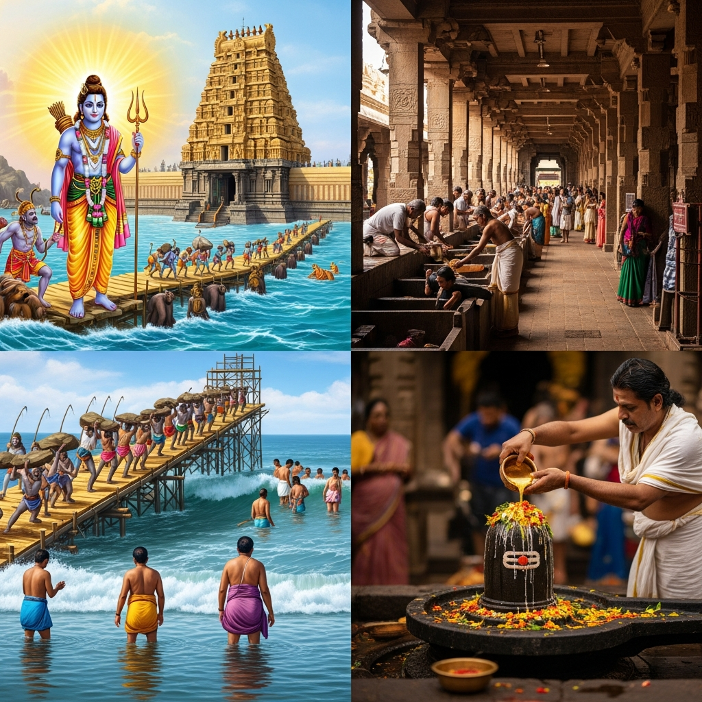 रामेश्वरम: स्नान/सेतु परंपरा का सही संदर्भ