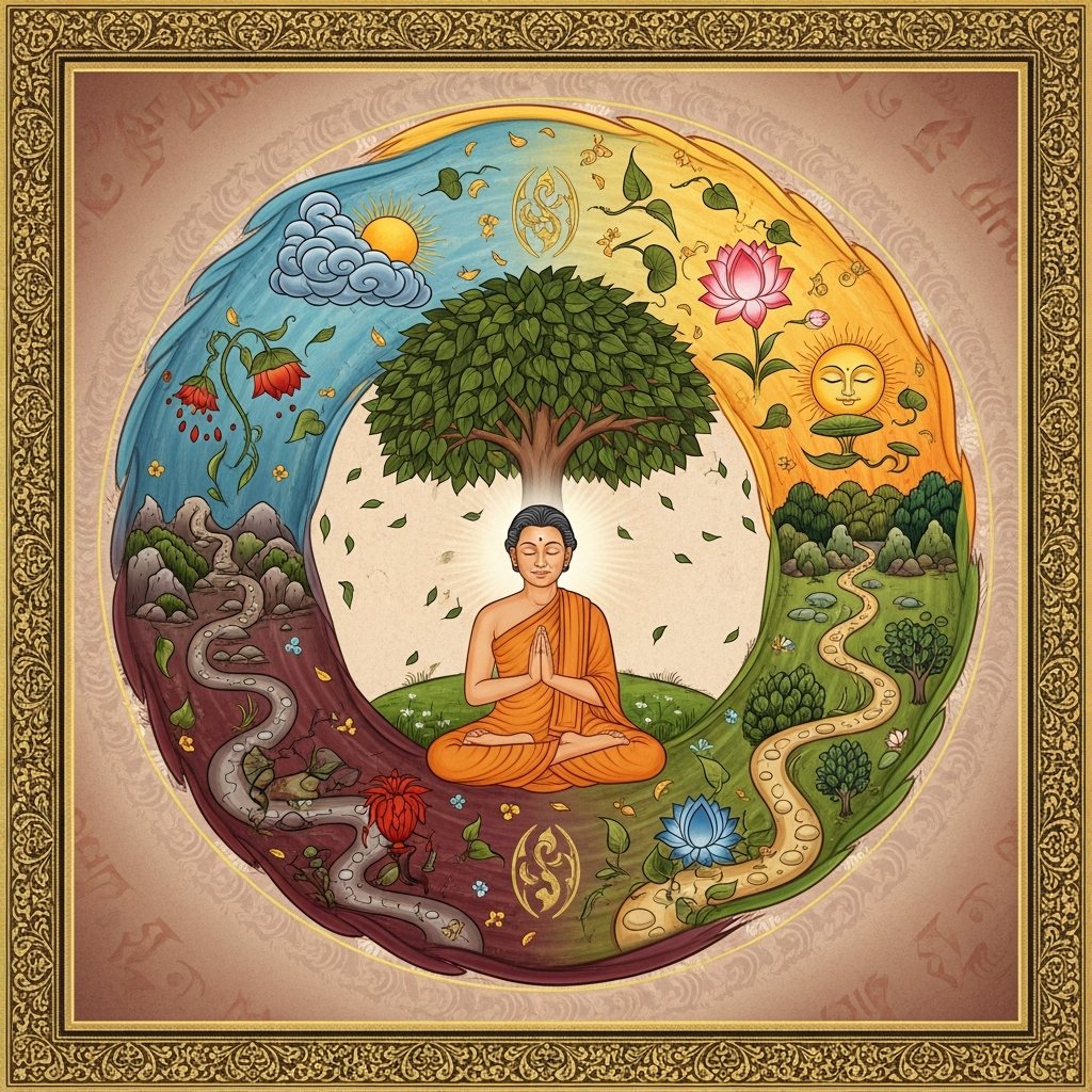 कथा में ‘नरक’ का अर्थ: डर नहीं—परिणाम की शिक्षा